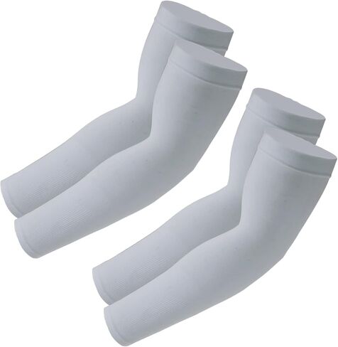 SHEVERCH 2 Pairs Cooling Arm Sleeves Sun UV Protection Sports Compression Sleeves for Men Women in Saudi Arabia