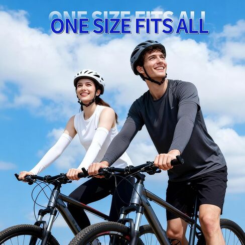 SHEVERCH 2 Pairs Cooling Arm Sleeves Sun UV Protection Sports Compression Sleeves for Men Women in Saudi Arabia