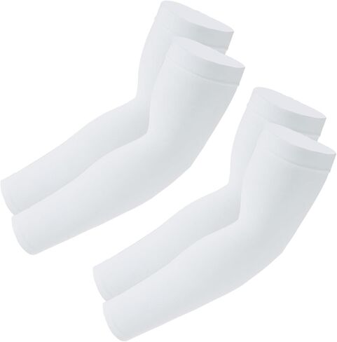 SHEVERCH 2 Pairs Cooling Arm Sleeves Sun UV Protection Sports Compression Sleeves for Men Women in Saudi Arabia