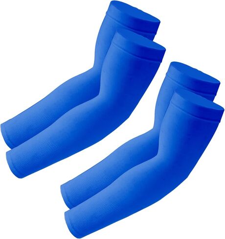 SHEVERCH 2 Pairs Cooling Arm Sleeves Sun UV Protection Sports Compression Sleeves for Men Women in Saudi Arabia