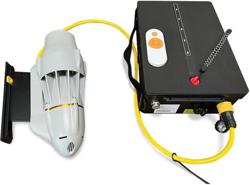 9KM/H Electric Fin with 18 Lbs Thrust Underwater Thruster for Fishing Belly Boat, Paddle Board and Kayaks, SUP Propeller Brushless Motor for Inflatable,Paddle Boards,Fishing Boats in Saudi Arabia
