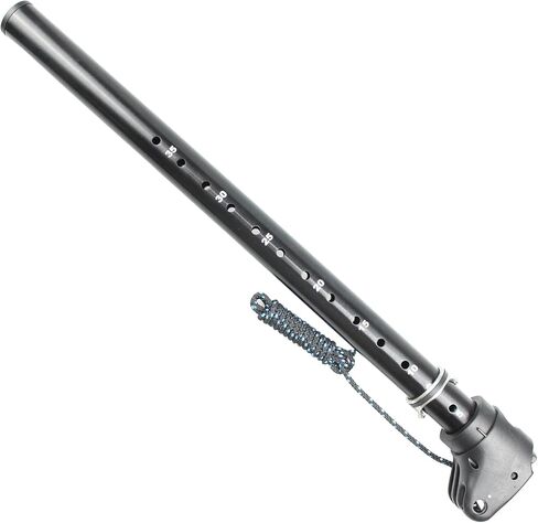 Windsurf Aluminum Alloy RDM Mast Extension with Stainless Steel RDM Ring,35cm Black for Windsurfing Sailing in Saudi Arabia