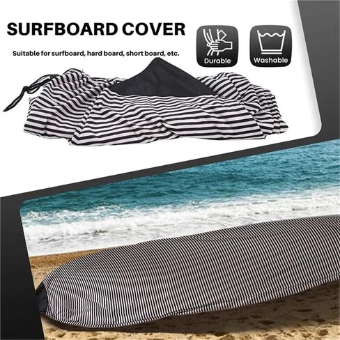Surfboard Sock Surfboard Sock Protective Cover, Storage Case for Shortboard Funboard Water Sports in Saudi Arabia