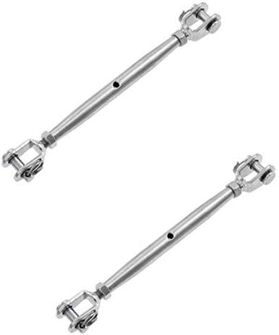 Two Marine Grade Stainless Steel Turnbuckles Jaw/Jaw 1/8" in Saudi Arabia