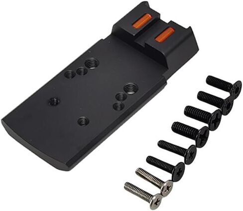لوحة تركيب محول النقطة الحمراء من الألياف الضوئية الحمراء لـ SIG P320، متوافقة مع SIG P320/P320 Compact/SP2022 (ليس لـ X-5 أو M17)، ومجهزة بمسامير تثبيت بمواصفات RMR in Kuwait