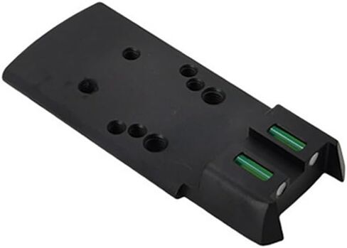لوحة تركيب محول النقطة الحمراء من الألياف الضوئية الخضراء لـ SIG P320، متوافقة مع SIG P320/P320 Compact/SP2022 (ليس لـ X-5 أو M17)، ومجهزة بمسامير تثبيت بمواصفات RMR in Kuwait