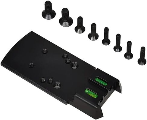 لوحة تركيب محول النقطة الحمراء من الألياف الضوئية الخضراء لـ SIG P320، متوافقة مع SIG P320/P320 Compact/SP2022 (ليس لـ X-5 أو M17)، ومجهزة بمسامير تثبيت بمواصفات RMR in Kuwait