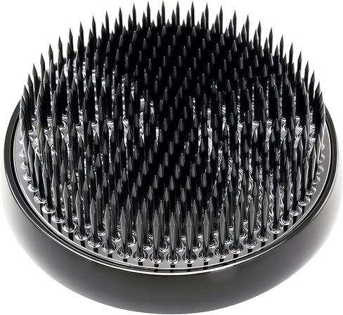 【Black Kenzan Series】Round Floral Arranger Frog Flower Fixed Tools Japanese Floral Pins Holder with Rubber Base for Ikebana Arrangement, Plant Fixation (2inch/50mm Black Kenzan) in Saudi Arabia
