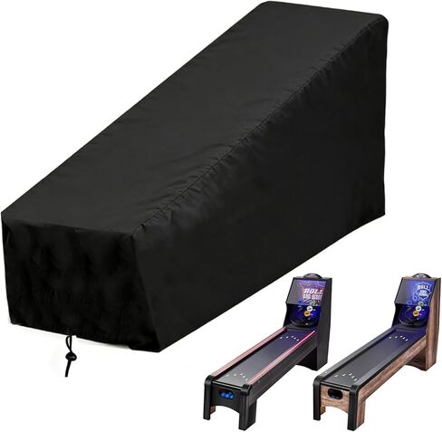 غطاء اللعبة متوافق مع طاولة ألعاب VEVOR بطول 9 أقدام Roll & Score Arcade المتوافقة مع طاولة ألعاب كرة الأركيد الأمريكية مقاس 9 بوصات، وأغطية مقاومة للغبار لآلة الكرة 420D - ‎107 بوصة طول × 24.4 بوصة عرض × 60.6 بوصة ارتفاع in Kuwait