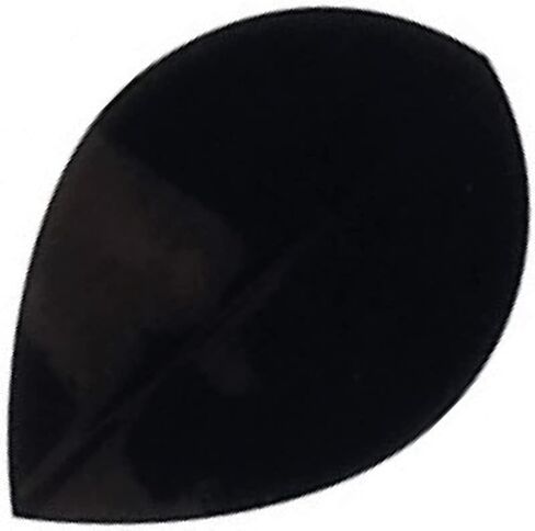 US Darts - 10 Sets (30 Flights) Ruthless Black Poly Pear Flights - 75 Micron in Saudi Arabia
