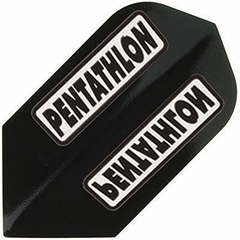 لعبة السهام الأمريكية - 3 مجموعات (9 رحلات جوية) رحلات Pentathlon Slim Black Dart in Saudi Arabia