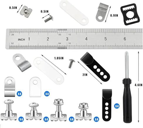 Hockey Helmet Repair Kit 31 Pcs/Sets of Hockey Equipment Repair Kits, Including Replacement Parts for Sports Helmets. in Saudi Arabia