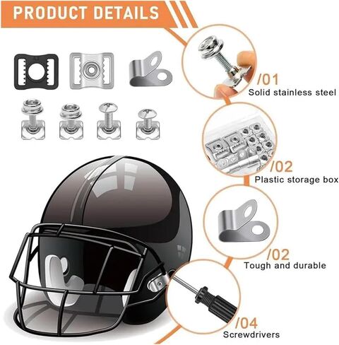 Hockey Helmet Repair Kit 57 Pcs/Sets of Hockey Helmet Repair Kits, Including Maintenance Tools in Saudi Arabia