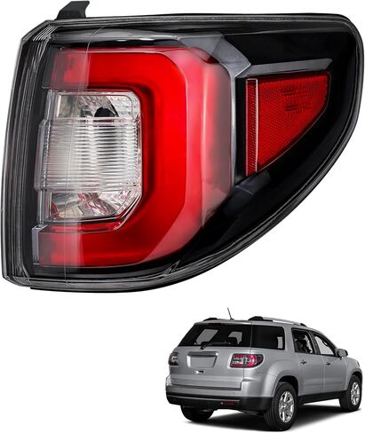 جانب سائق مجموعة مصابيح LED الخلفية متوافق مع GMC Acadia 2013-2016 & 2017 Acadia Limited - المصباح الخلفي الخارجي يحل محل 84051375-PFM 23236014 13729708 in Saudi Arabia