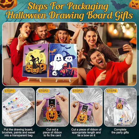 10 Sets Fall Thanksgiving Pre Drawn Canvas to Paint Gifts Sets 8" x 10" Turkey Pre Printed Canvas with Greeting Cards Outline Panels Bulk for Beginners DIY Craft Project Party Favor Decors in Saudi Arabia