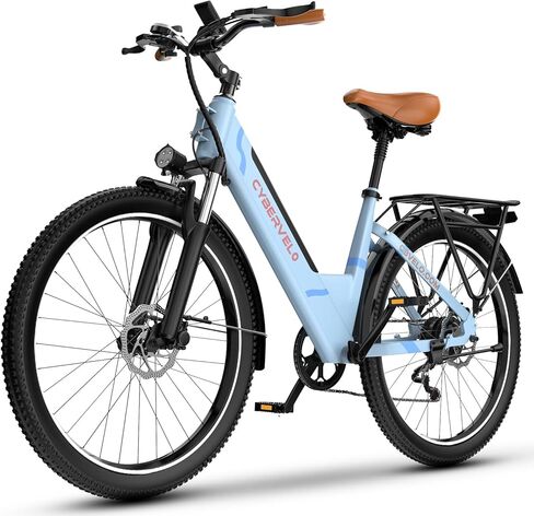 CBVELO 1000W Ebikes for Adults，80 Miles Max Range Removable Battery Ebike，26" Electric Bike for Adults Adult Electric Bike for Commute（7-Speed） in Saudi Arabia