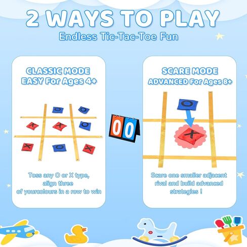 Giant Tic Tac Toe Outdoor Games for Kids Adults Family 4ft x 4ft Portable Bean Bag Toss Yard Lawn Backyard Camping Carnival Field Day Game with Ground Stakes Bean Bags Table Top Scoreboard in Saudi Arabia