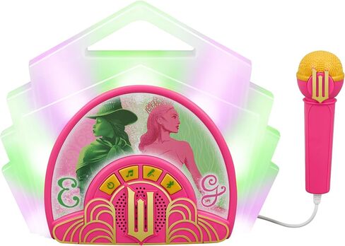 ميكروفون eKids Barney Karaoke مع Boombox لمحبي ألعاب Barney، آلة كاريوكي للأطفال مع موسيقى مدمجة in Kuwait