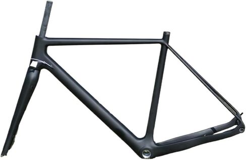 UD Matte Carbon Gravel Bike Frame and Fork Set with Thru-Axle, Multiple Sizes in Saudi Arabia