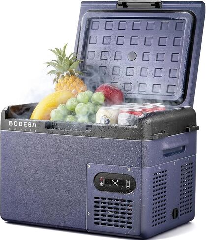 BODEGA 12 volt Car Refrigerator - 26QT Portable Freezer IPX4 Waterproof Car Fridge Electric Cooler Ultra-Quiet for Truck Van Camping Travel 12/24V DC 110~240 Volt AC,-4℉~68℉ in Saudi Arabia