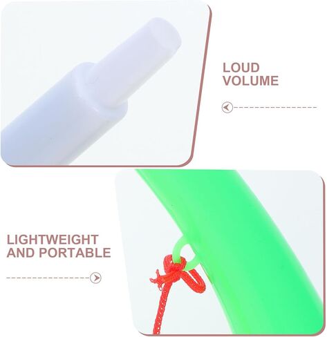 Garneck 4pcs Stadium Air Horns for Sports Games, Loud Plastic Noisemakers with Lanyard – Cheering Noise Maker Horns for Football, Soccer, Sporting Events, Parties in Saudi Arabia