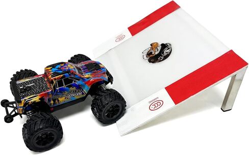 منحدر RC، جدار - منحدرات سيارة RC مائلة للقفز لسيارات RC بمقياس 1/16 1/18 1/24، وضعان متينان، منحدر حيلة قابل للدمج للمتعة العائلية في الأماكن المغلقة in Kuwait