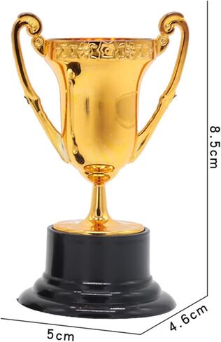 Amagogo 3 قطع جائزة الكأس البسيطة أكواب الكأس سطح المكتب الدعائم جائزة الحزب المواد Pp مناسبة للأطفال المسابقات الفصول الدراسية المكافآت in Saudi Arabia