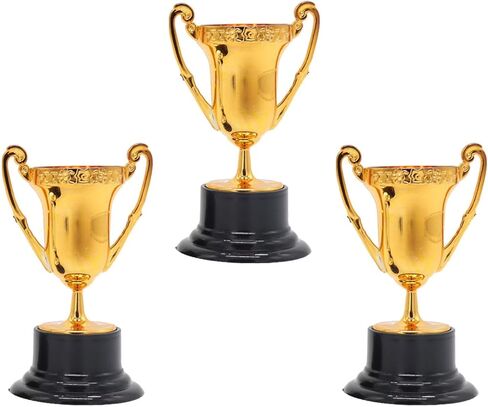 Amagogo 3 قطع جائزة الكأس البسيطة أكواب الكأس سطح المكتب الدعائم جائزة الحزب المواد Pp مناسبة للأطفال المسابقات الفصول الدراسية المكافآت in Saudi Arabia