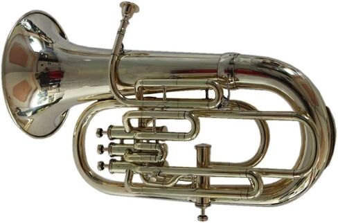 نحاس Euphonium Bb/F 4 صمامات Chrome Wow W Case Mp Silver in Kuwait