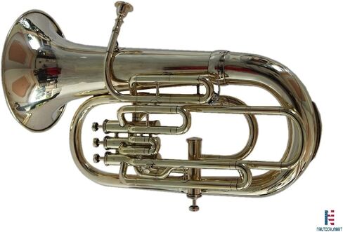 نحاس Euphonium Bb/F 4 صمامات Chrome Wow W Case Mp Silver in Kuwait