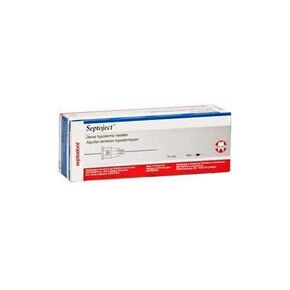 N1271 إبر معقمة يمكن التخلص منها Septoject مقاس 27 برتقالية قصيرة 100/Bx in Kuwait