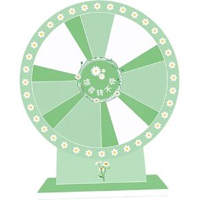 Tabletop Prize Turntable Roulette Wheel with Pen Rotating Fortune Wheel for Supermarkets Teaching Activity Pub 18.90 Inch- Style C in Saudi Arabia