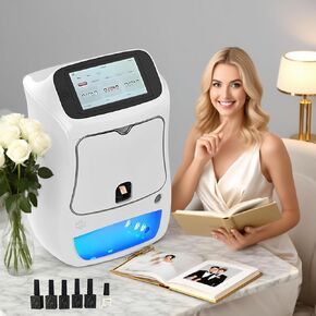 Nail Art Printer Machine 4800dpi with Custom Photo Printing - 3000+ Built-in Patterns, Automatic Nail Printer, Fast 30 Seconds Printing, UV Curing /5-inch Touch Screen, Beginner-Friendly in Saudi Arabia