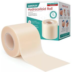 Medical Grade Hydrocolloid Roll 2in × 5ft – Flexible & Waterproof Hydrocolloid Bandages | Cut-to-Size Hydrocolloid Dressing Tape, Pimple Patch Roll & Adhesive Bandages in Saudi Arabia