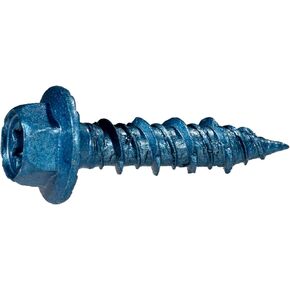 براغي بناء سداسية برأس غسالة من TorqueMaster Star Drive، 50 قطعة مع لقمة سائق وقطعة مثقاب حجرية - 5/16 بوصة × 2-1/4 بوصة، براغي بناء خرسانة، مقاومة للصدأ بقوة عالية in Kuwait