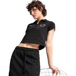 PUMA Women's BMW M Motorsport Classic Baby Polo, Puma Black SS25, Large in Kuwait