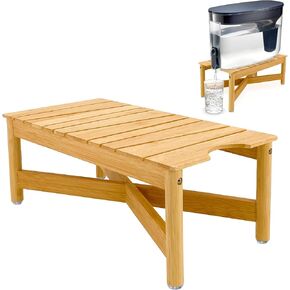 Stand for Water Filter Dispenser - Suitable for Countertop Water Dispensers with Filter System - Easy Set up, Durable, Long-lasting Natural Bamboo in Kuwait