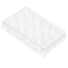 10pcs Cell Culture Plate for Lab Flat Bottom and Cover High-Transparency Tissue Culture Tray for Biology Laboratory in Kuwait