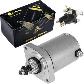 Caltric Starter and Solenoid Compatible with John Deere X300 X360 MIU10981 MIA11984 MIA11949 in Kuwait