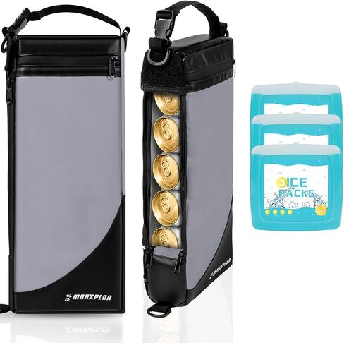 MORXPLOR Golf Cooler Bag - 6 Can Insulated Beer Sleeve Soft Cooler,Golf Cart Accessories,Golf Club Bag Accessories in Saudi Arabia