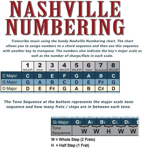 Laminated Viola Fingerboard Note Instructional Chart - Poster includes Circle of 5ths & Nashville Numbering System 11x17 | A New Song Music in Saudi Arabia