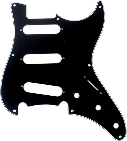 Replacement Guitar Pickguard For G&L Legace s-500,3ply Black in Saudi Arabia