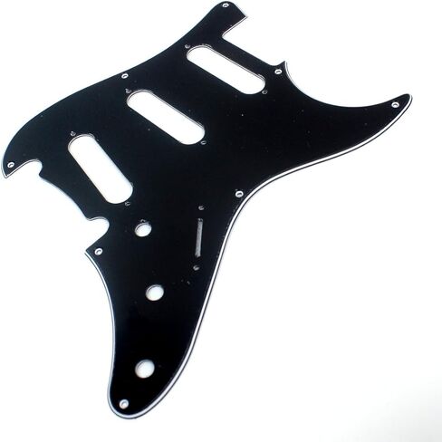 Replacement Guitar Pickguard For G&L Legace s-500,3ply Black in Saudi Arabia