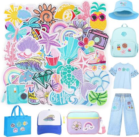 Funcolor الشتاء الحديد على بقع مطرزة: 36pcs الثلج ثلج التزلج بقع خياطة على الملابس DIY - لطيف الدب الغزلان إصلاح زين التصحيح للقبعات السترات الجينز حقائب الظهر الهدايا in Kuwait