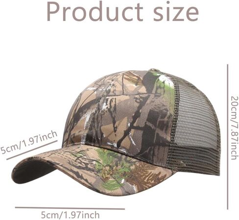 Camouflage Cap, Adjustable Mesh Sun Hat, Summer Sports Cap, Military Cap in Saudi Arabia
