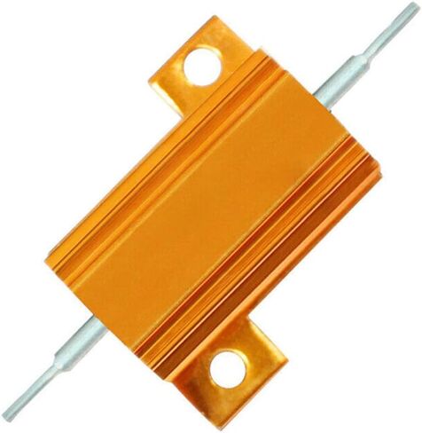 5Pcs 10W Power Aluminium Clad Wirewound Resistor 22 Ohm Aluminum Case Wirewound Chassis Mounted in Saudi Arabia