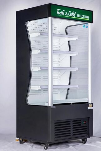 36‘’ Open Air Merchandiser Display Refrigerator Cooler Commercial Refrigerator, Grab and Go Showcase Merchandiser Display Cooler,ETL Sanitation in Saudi Arabia