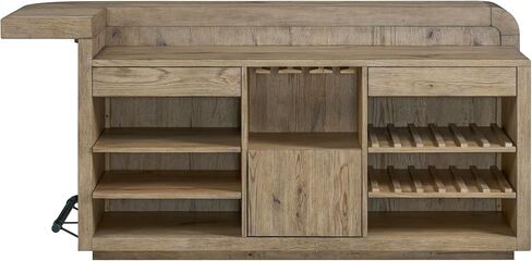English Knotty Oak Counter Height Bar in Kuwait