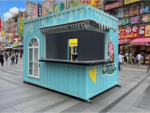 20ft 40ft Shipping Container Shop Modular Coffee House Fully Customizable Outdoor Mobile Prefab Cafe Kiosk Bar for Commercial Business Pop Up Festival Mall Retail Use in Saudi Arabia