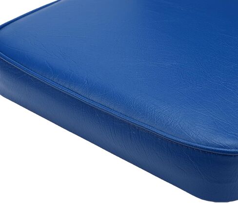 Folding Boat Seat, Aluminum Alloy Hinges High Strength Plastic Frame Seat, Marine Grade Foam Padding with Tie Down Straps, Ideal for Canoe, Pontoon Boat & Fishing in Kuwait